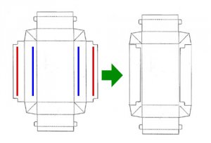 化粧箱の製作～両サイド貼り箱編～（糊付けの利点）